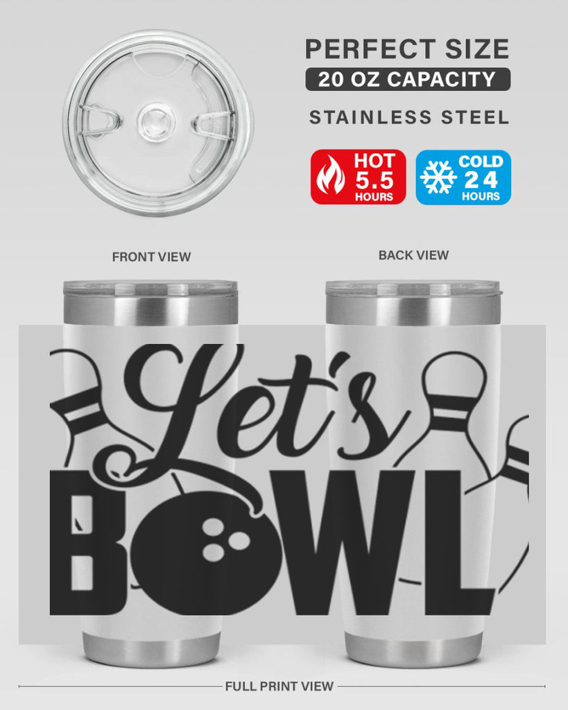 Lets bowl 929#- bowlig- Tumbler