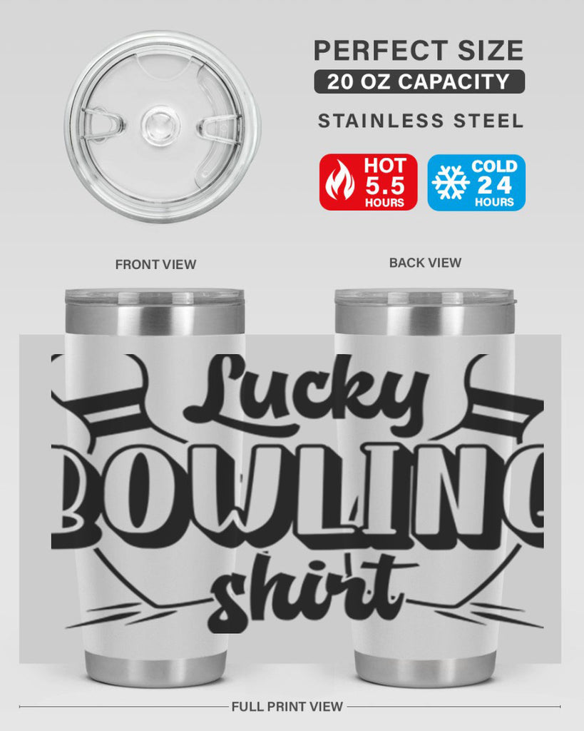 Lucky bowling shirt 690#- bowlig- Tumbler
