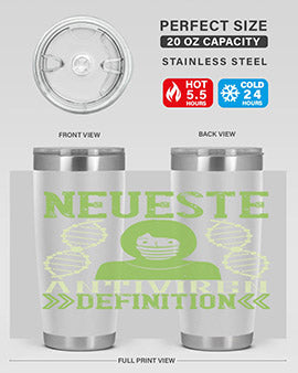 Neueste Antiviren Definition Style 28#- corona virus- Tumbler