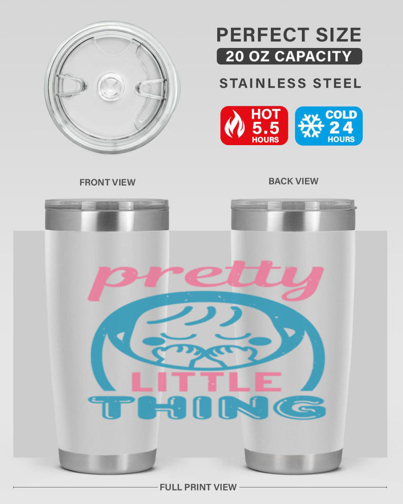 Pretty little Thing Style 19#- baby shower- tumbler