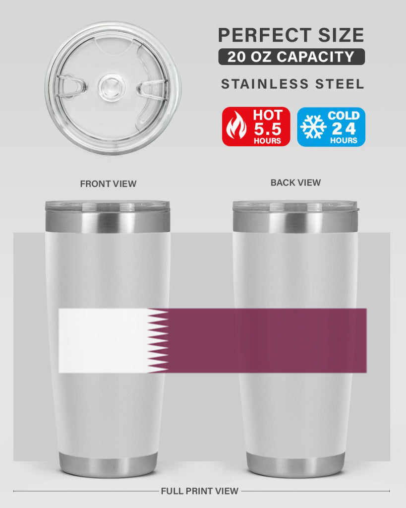 Qatar 56#- world flags- Tumbler