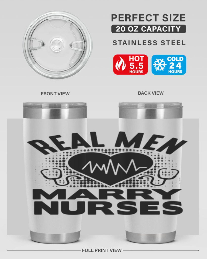 Real men Style 253#- nurse- tumbler