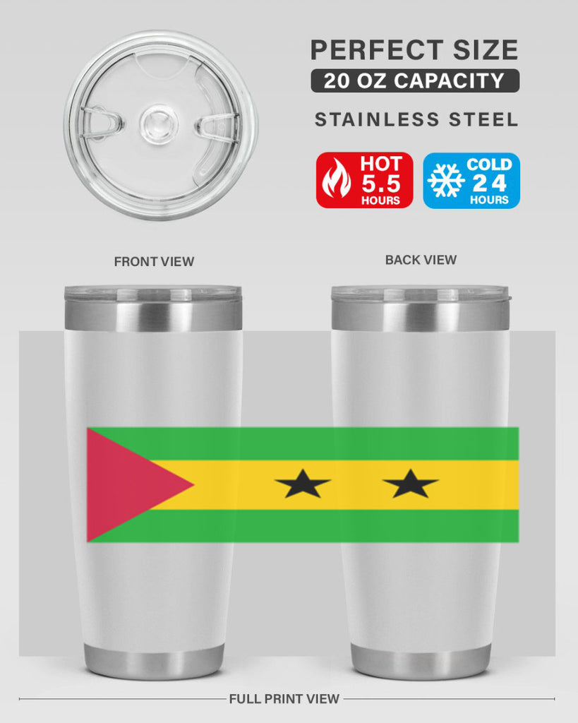 Sao Tome and Principe 47#- world flags- Tumbler