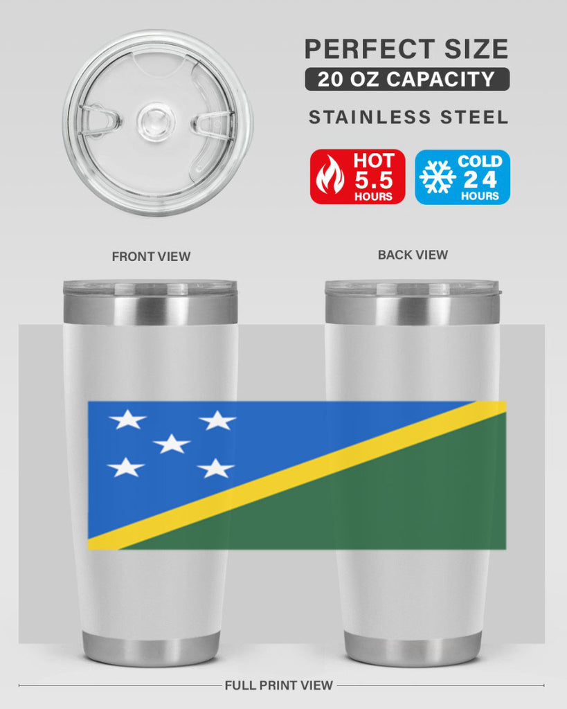 Solomon Islands 38#- world flags- Tumbler