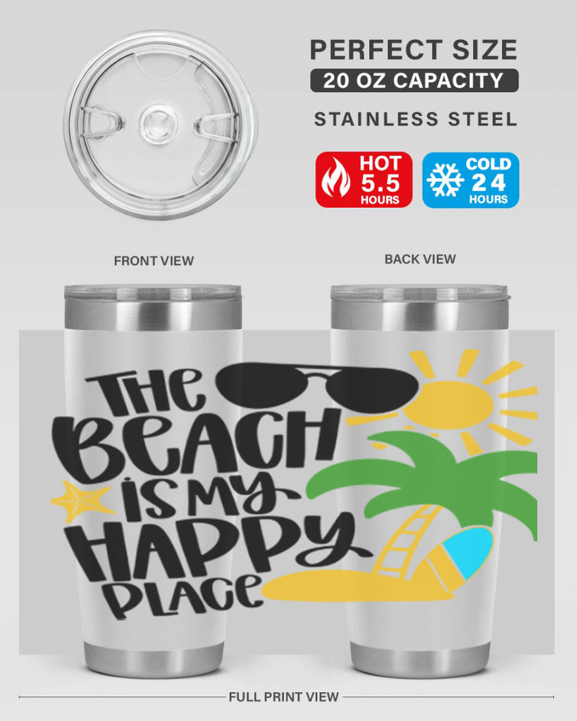 The Beach Is My Happy Place Style 12#- summer- Tumbler