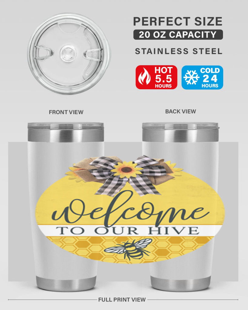 Welcome to our Hive complete yellow Mockup589#- spring- Tumbler