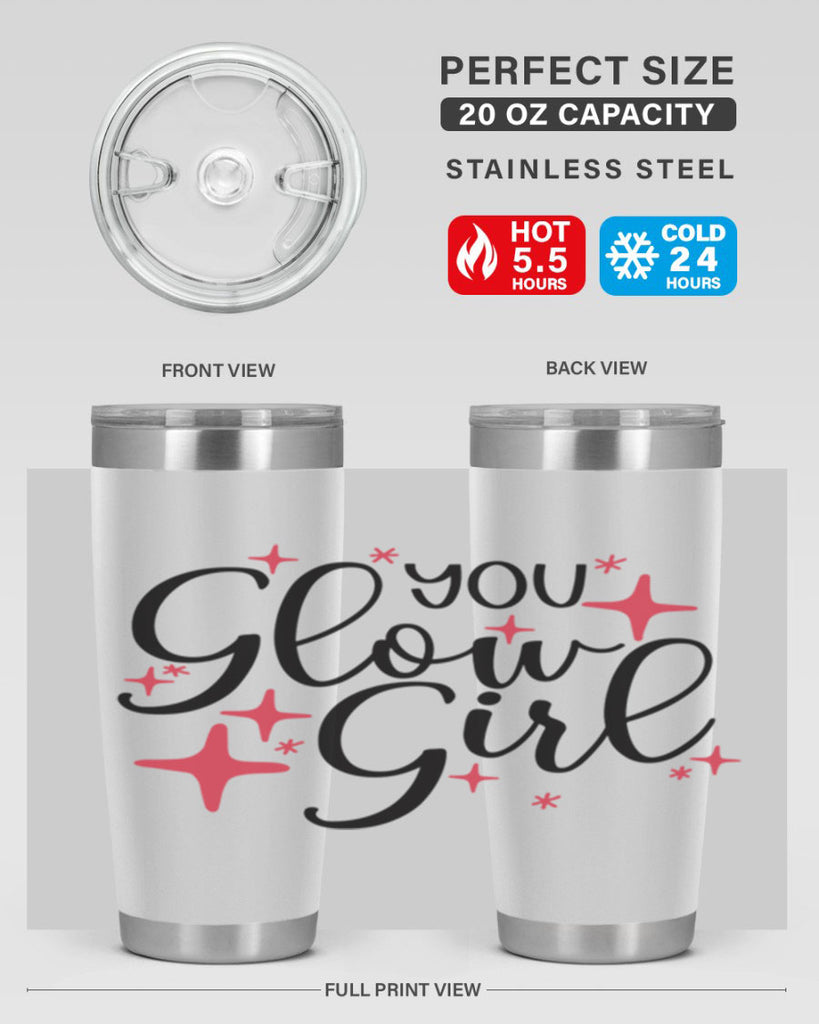 Yo Glow Girl Style 6#- make up- Tumbler