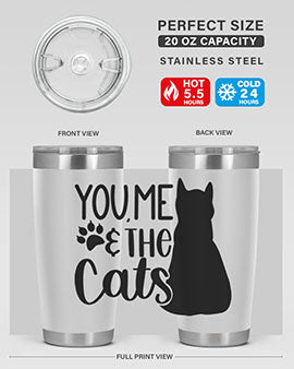 You Me The Cat Style 110#- cat- Tumbler