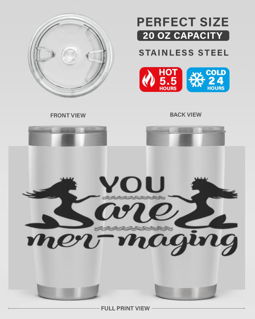 You are mermaging design 686#- mermaid- Tumbler