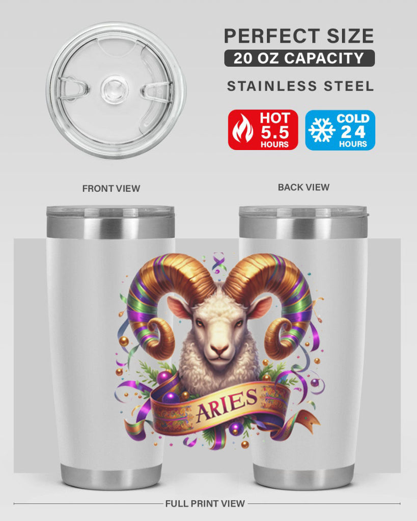 aries 136#- zodiac- Tumbler
