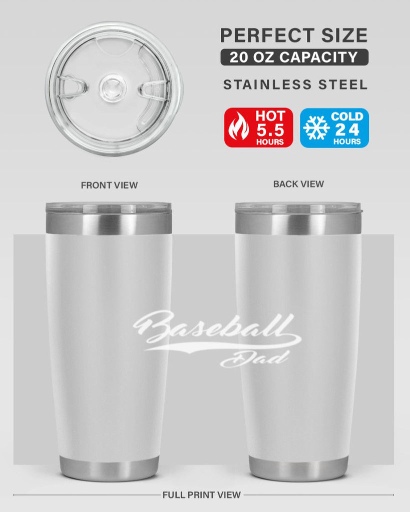 baseball dadi 50#- dad- Tumbler