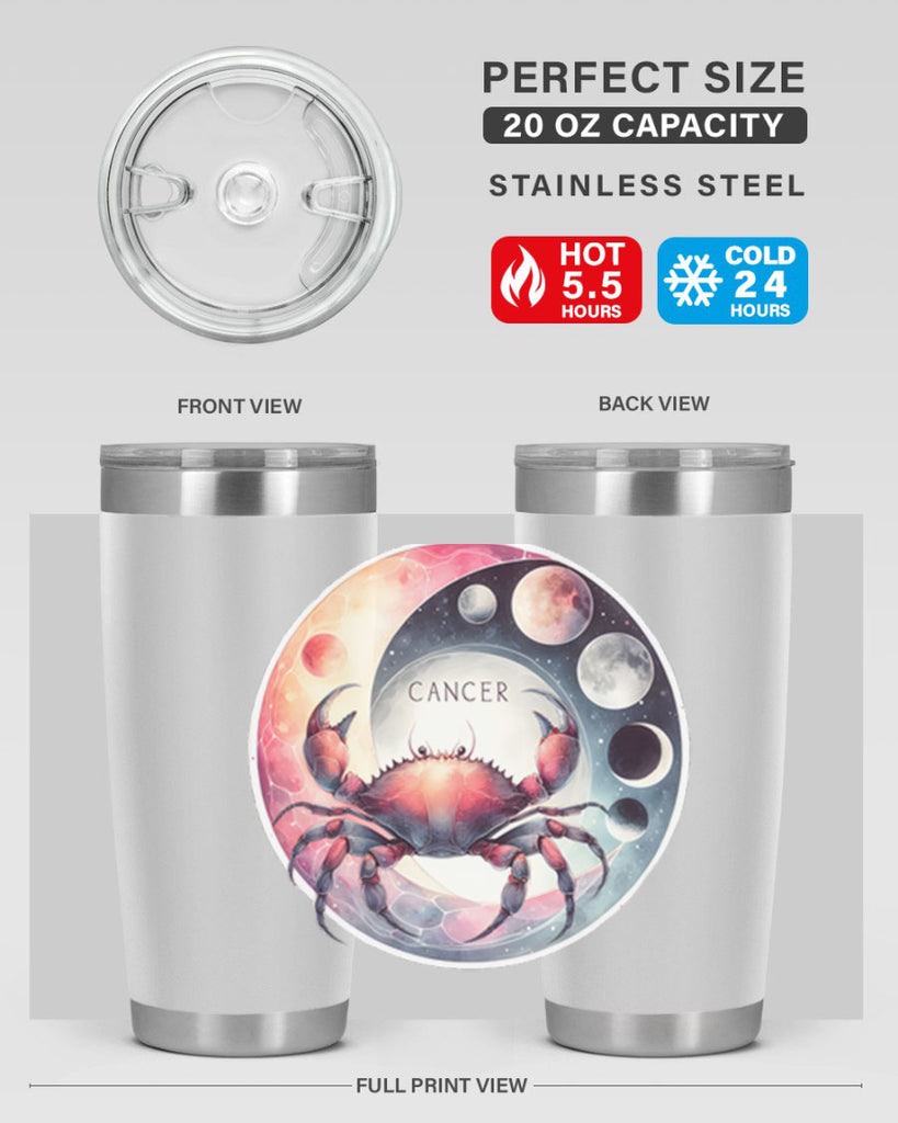 cancer 166#- zodiac- Tumbler