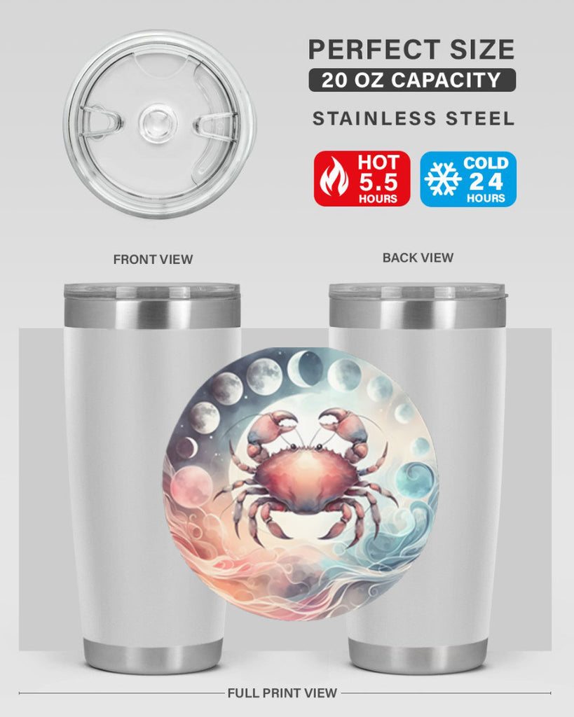 cancer 167#- zodiac- Tumbler