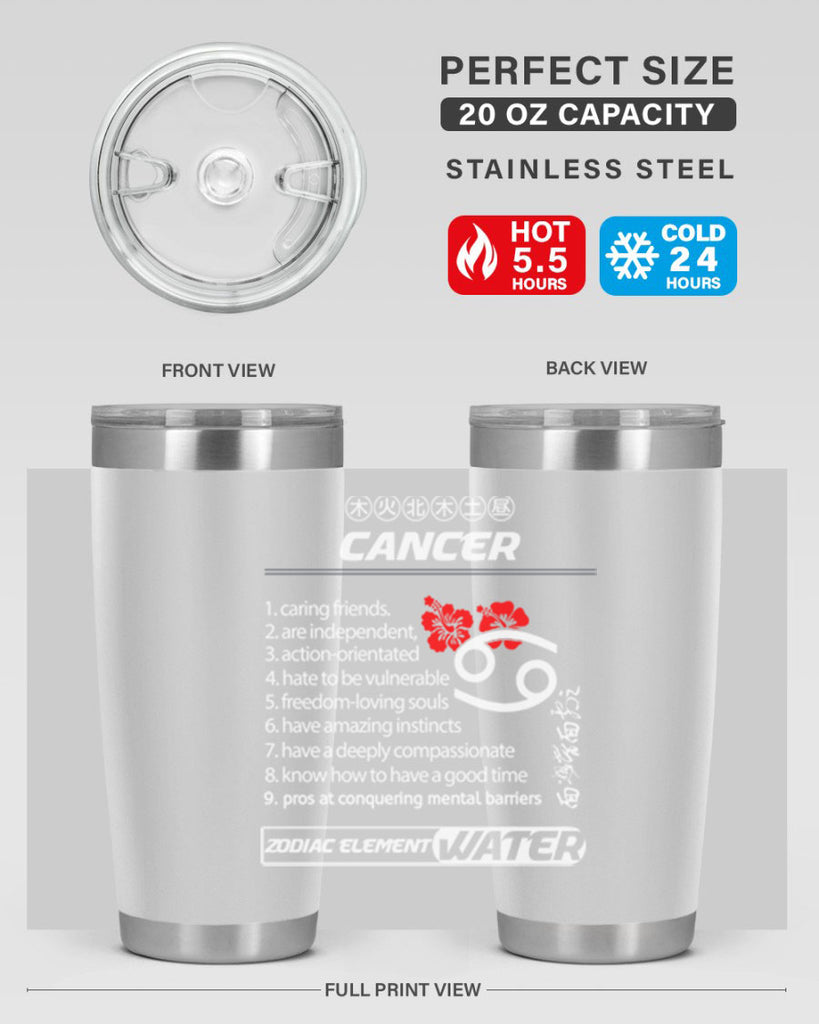 cancer 175#- zodiac- Tumbler