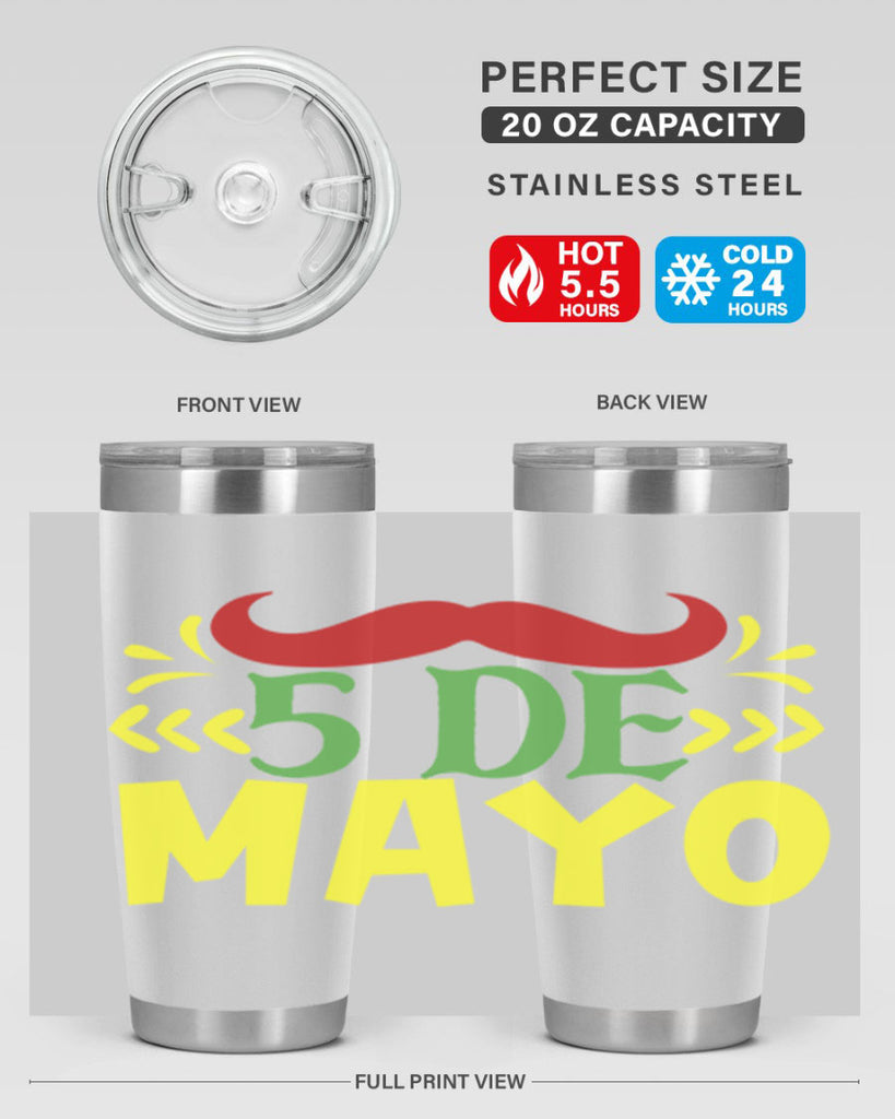 de mayo 5#- cinco de mayo- Tumbler