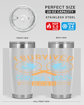 i survived corona virus Style 34#- corona virus- Tumbler