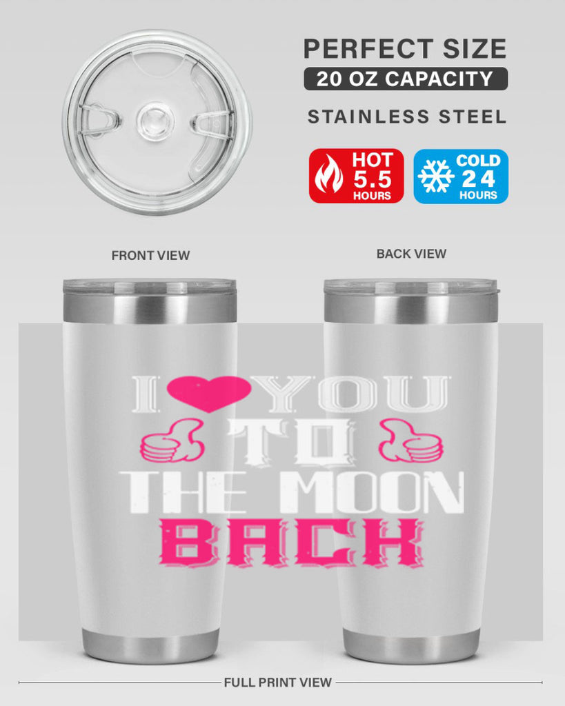 ilove you to the moon beach 49#- valentines day- Tumbler