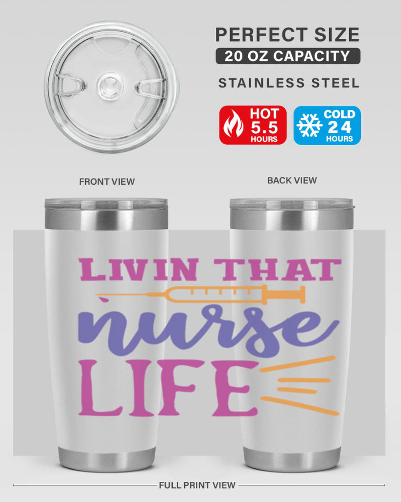 livin that nurse life Style Style 138#- nurse- tumbler