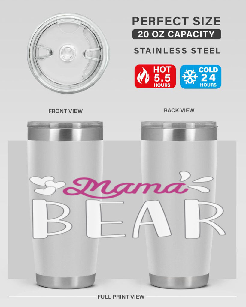 mama bear 132#- mom- Tumbler