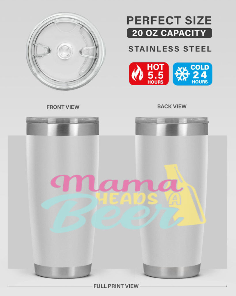 mama heads a beer 124#- beer- Tumbler