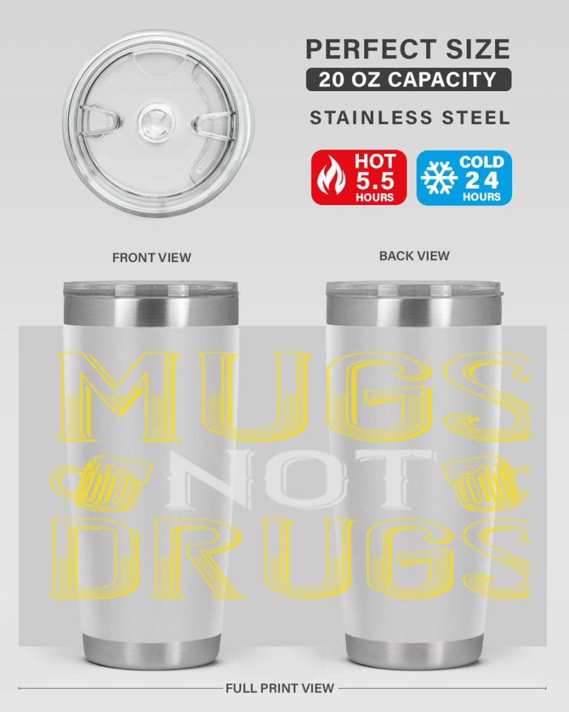 mugs not drugs Style 113#- St Patricks Day- Tumbler