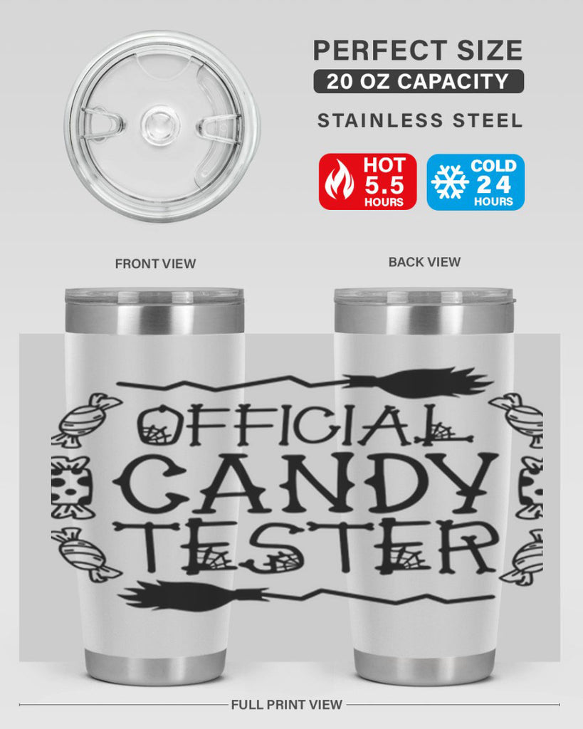 official candy tester 40#- halloween- Tumbler
