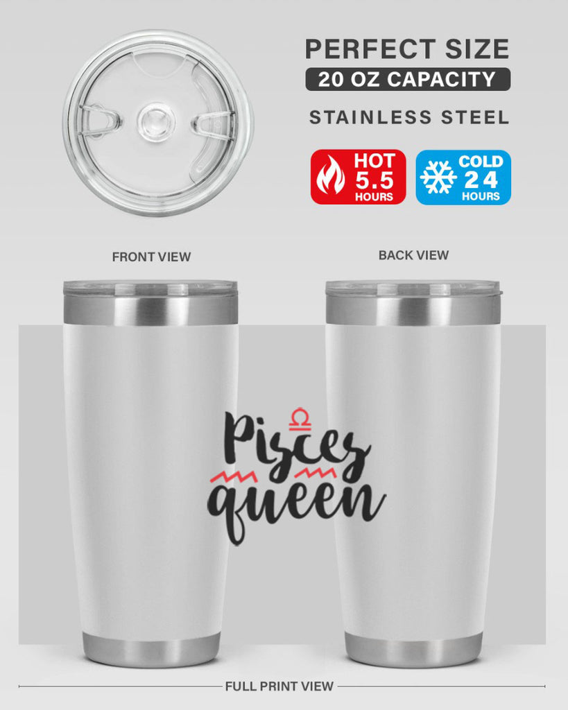 pisces queen 368#- zodiac- Tumbler
