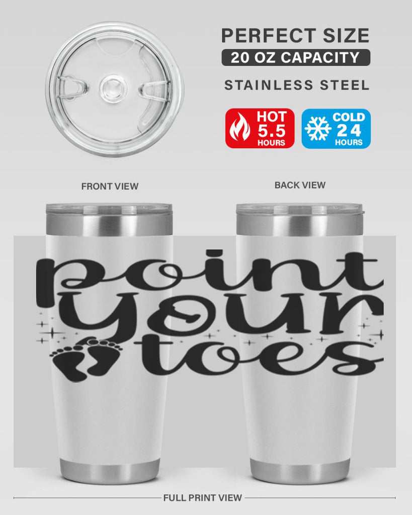 point your toes67#- ballet- Tumbler