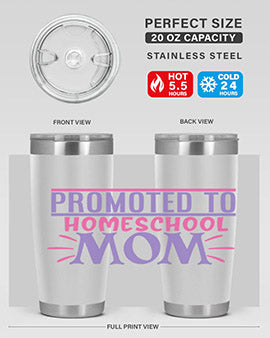 promoted to homeschool mom Style 49#- corona virus- Tumbler
