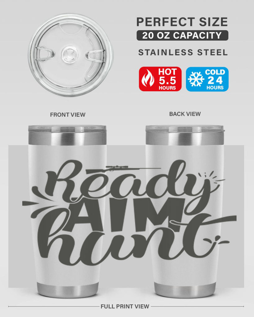ready aim hunt 4#- hunting- Tumbler