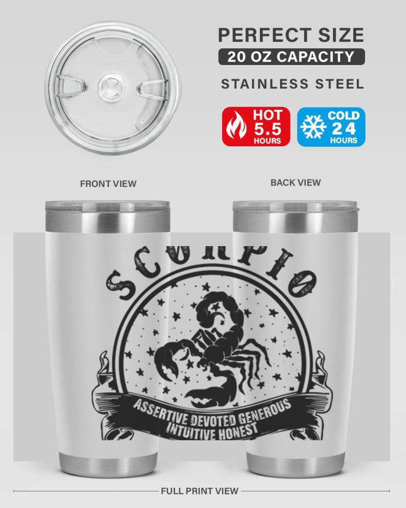 scorpio 29#- zodiac- Tumbler