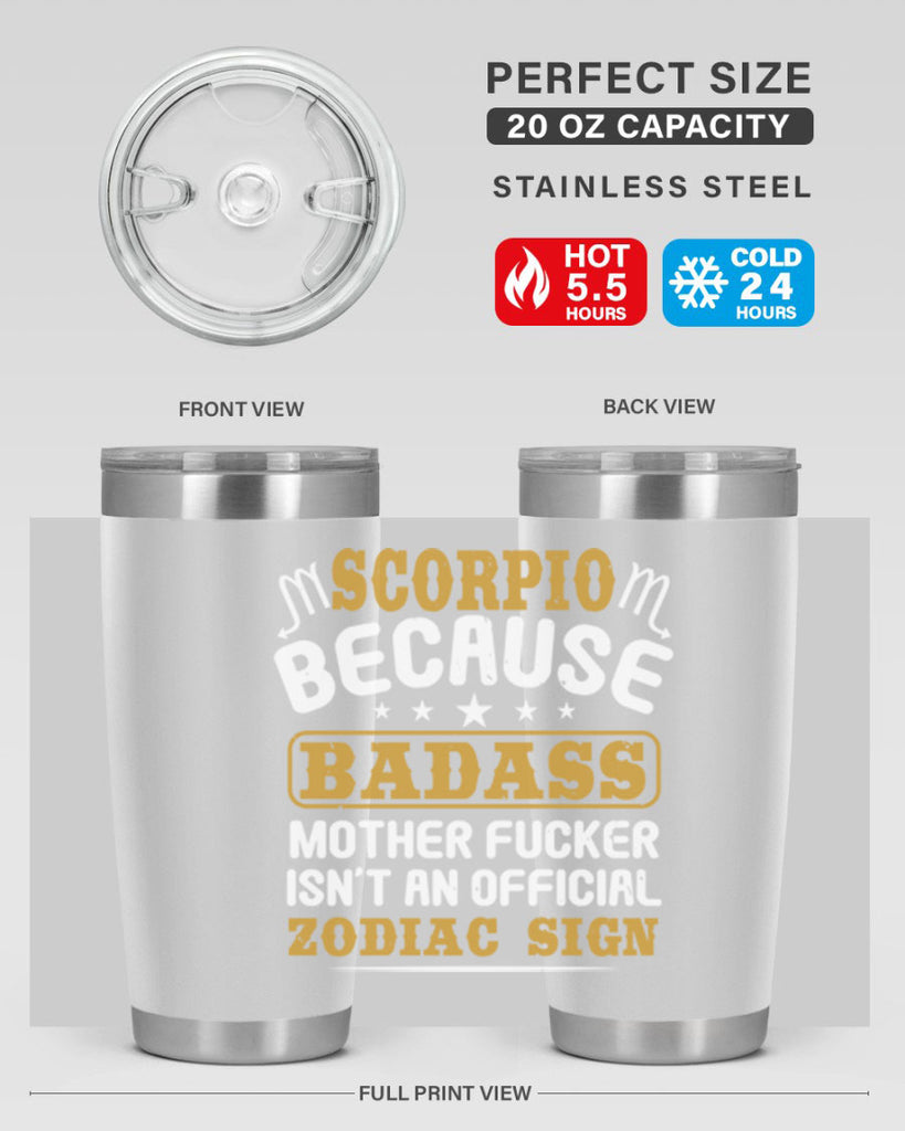 scorpio 432#- zodiac- Tumbler