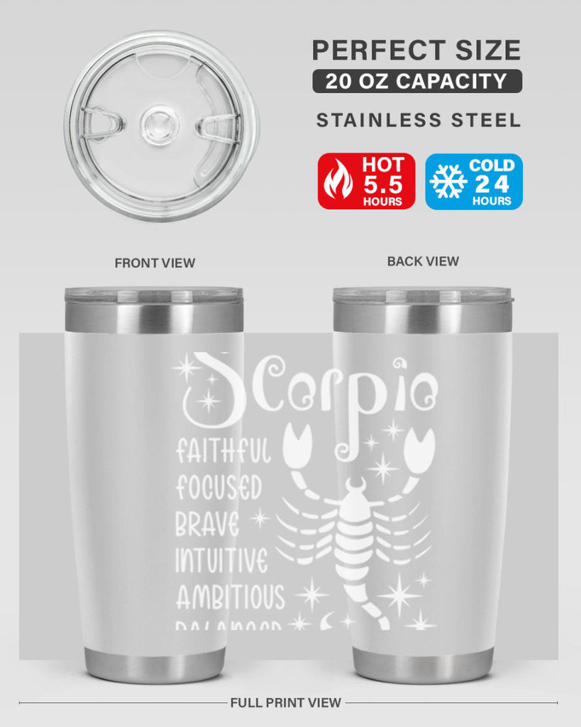 scorpio 435#- zodiac- Tumbler
