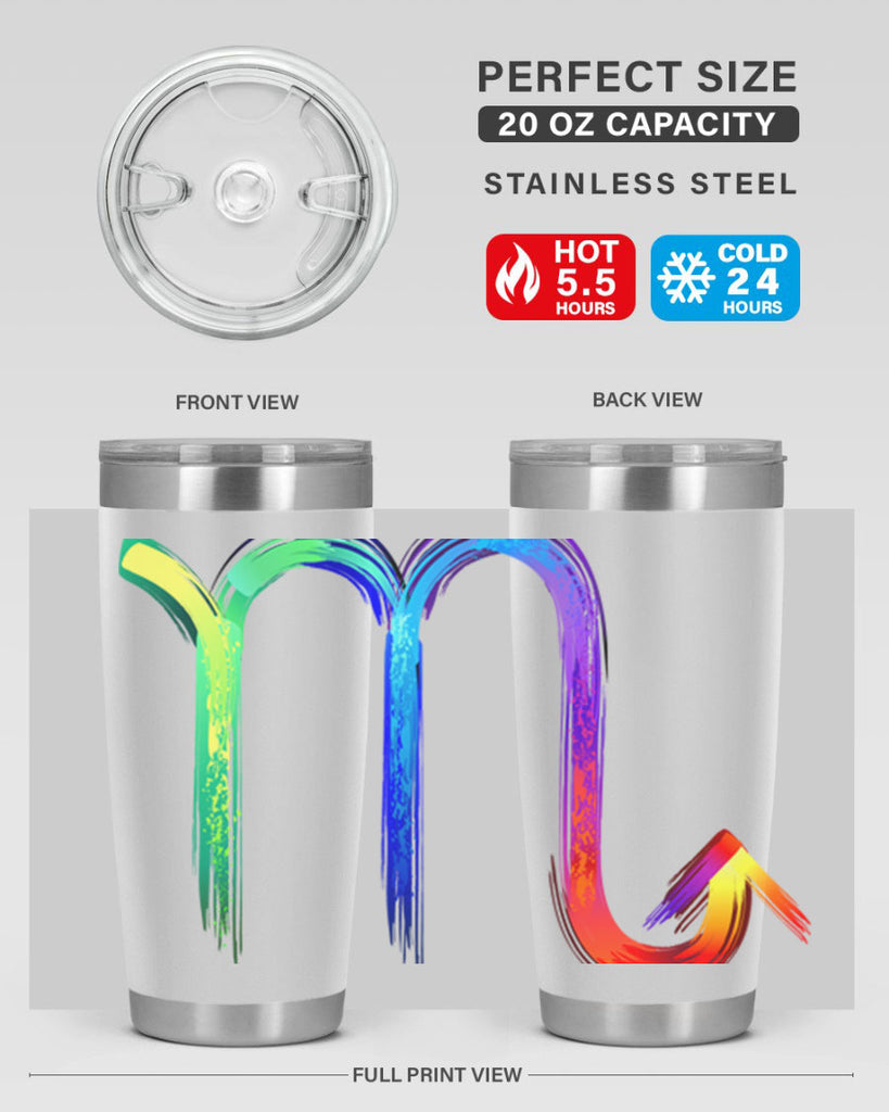 scorpio n 464#- zodiac- Tumbler