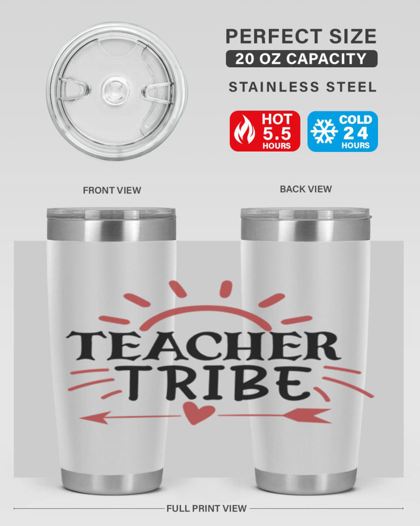 teacher tribe Style 201#- teacher- tumbler