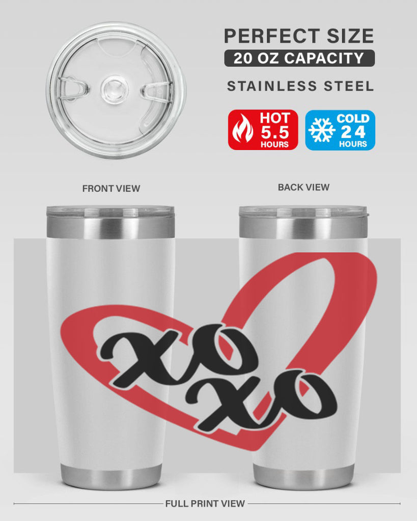 xoxo 11#- valentines day- Tumbler