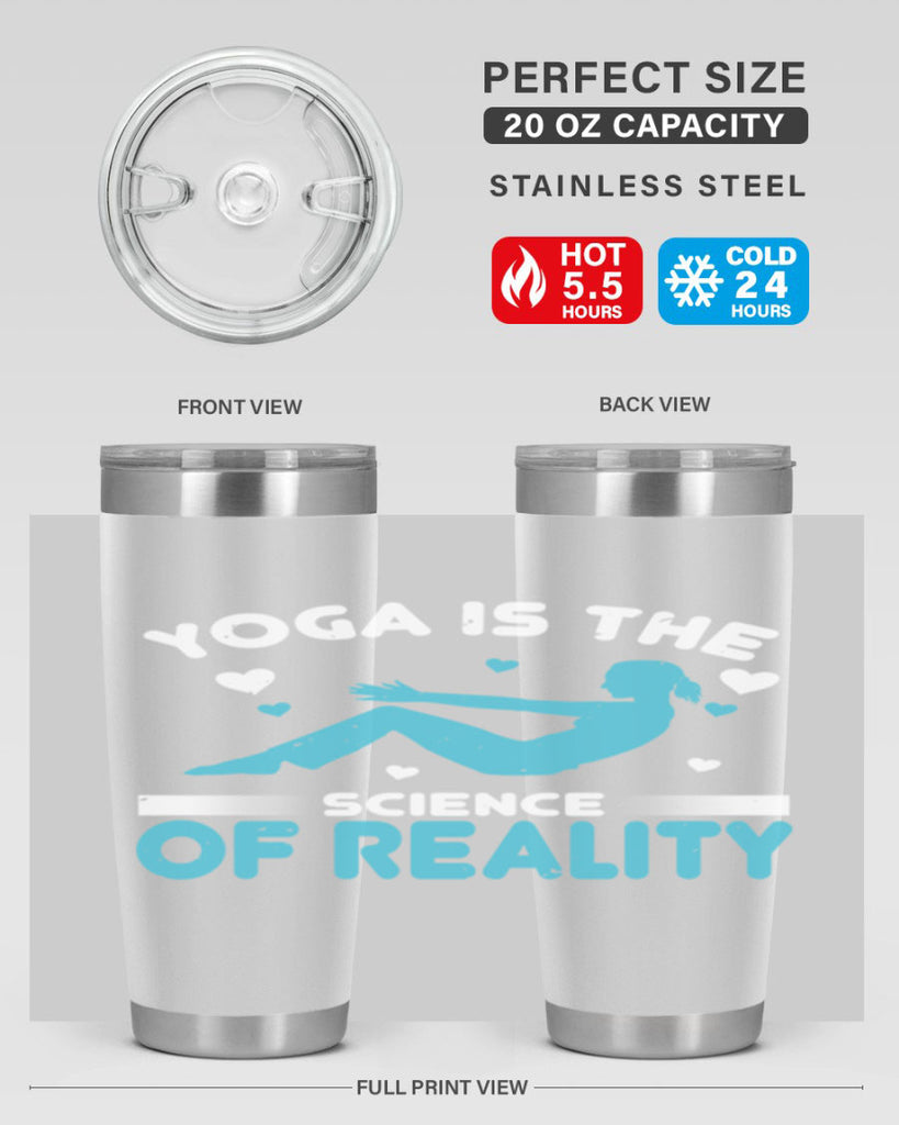 yoga is the science of reality 16#- yoga- Tumbler