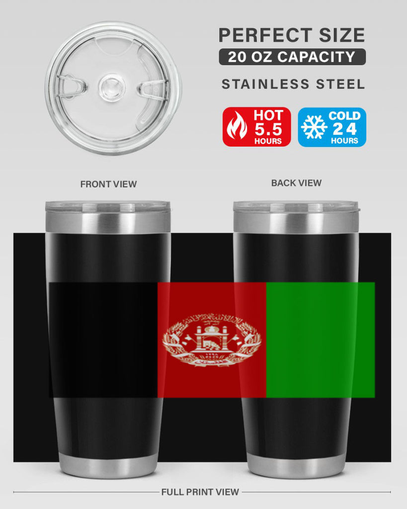 Afghanistan 197#- world flags- Tumbler