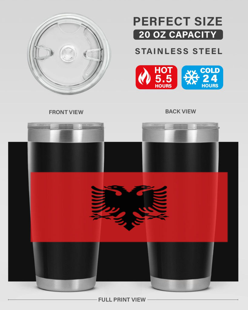 Albania 196#- world flags- Tumbler