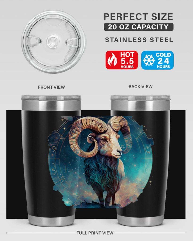 Aries 92#- zodiac- Tumbler