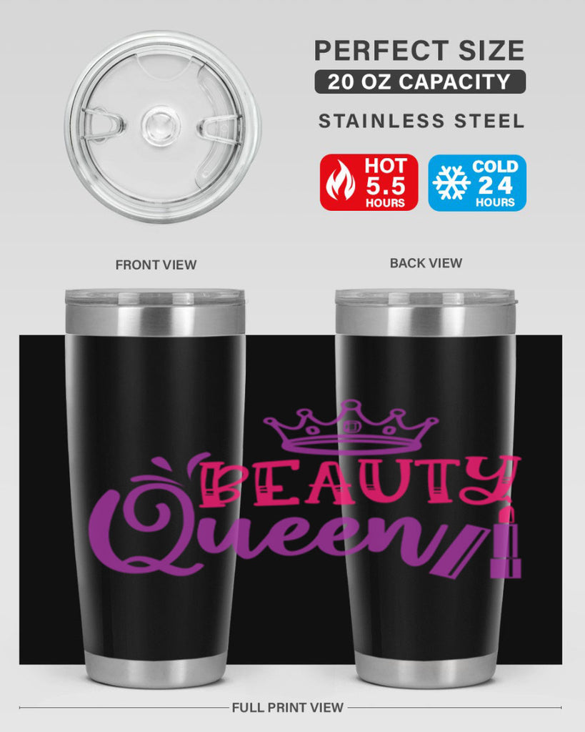 Beauty Queen Style 250#- make up- Tumbler