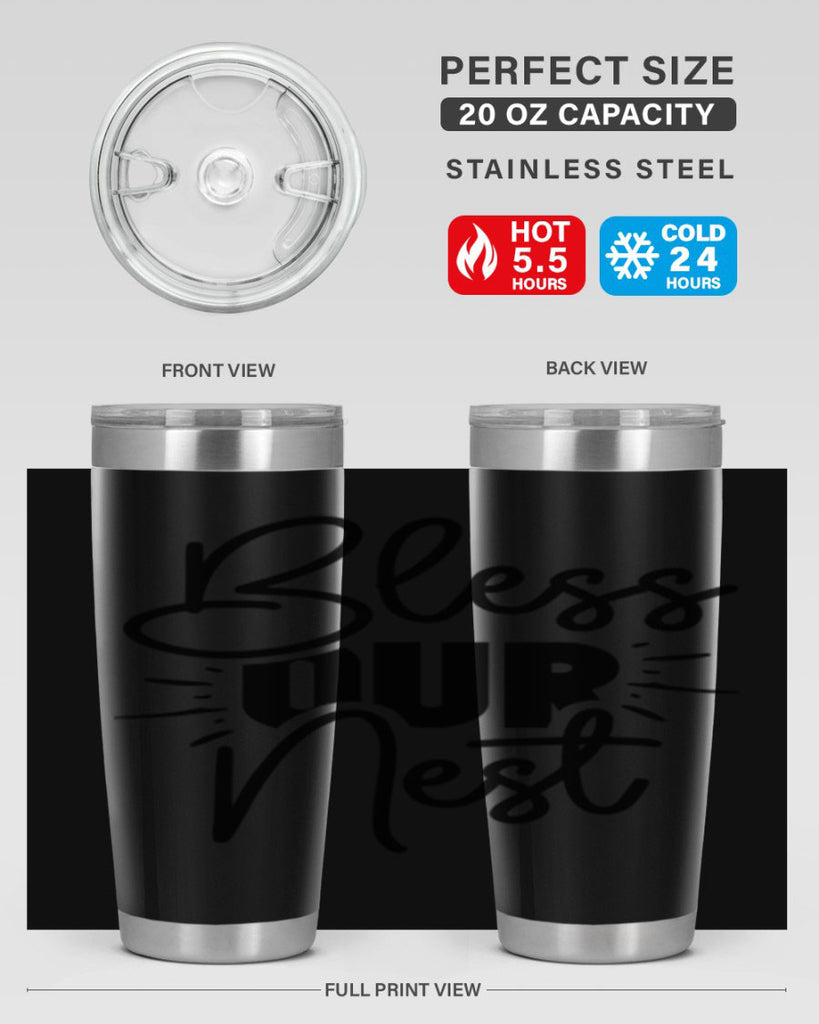 Bless Our Nest 52#- spring- Tumbler