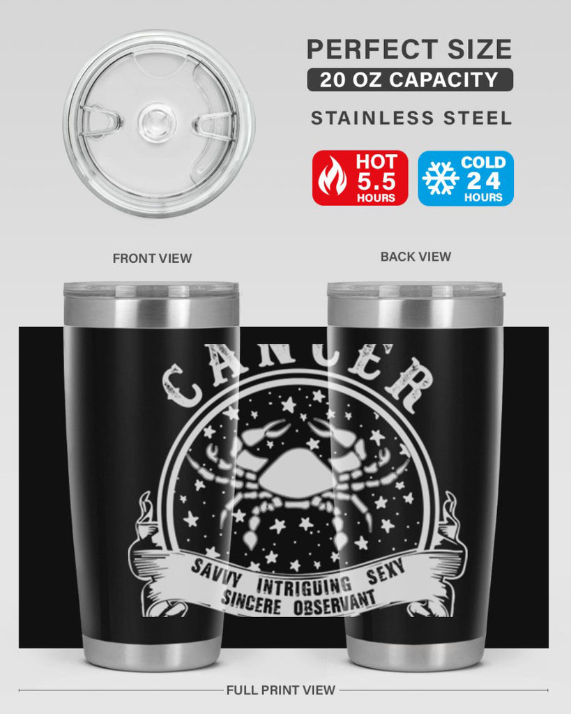 Cancer 14#- zodiac- Tumbler