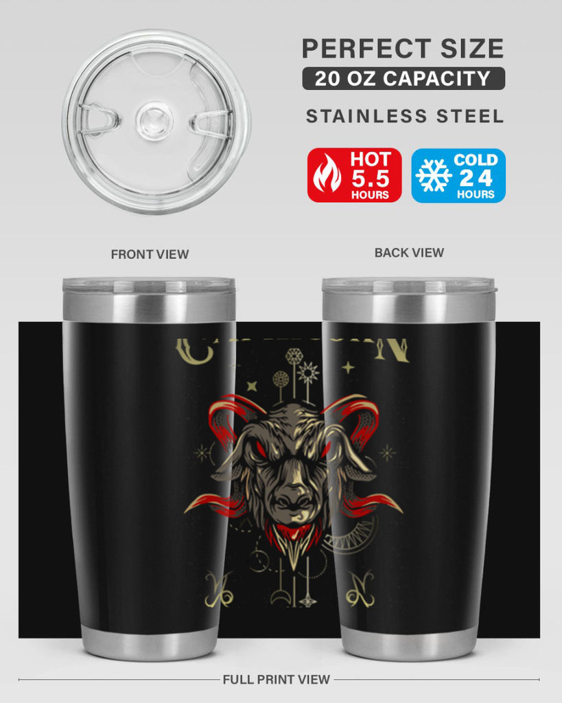 Capricorn 198#- zodiac- Tumbler