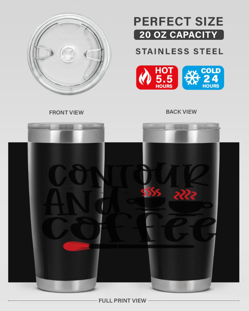 Contour And Coffee Style 242#- make up- Tumbler