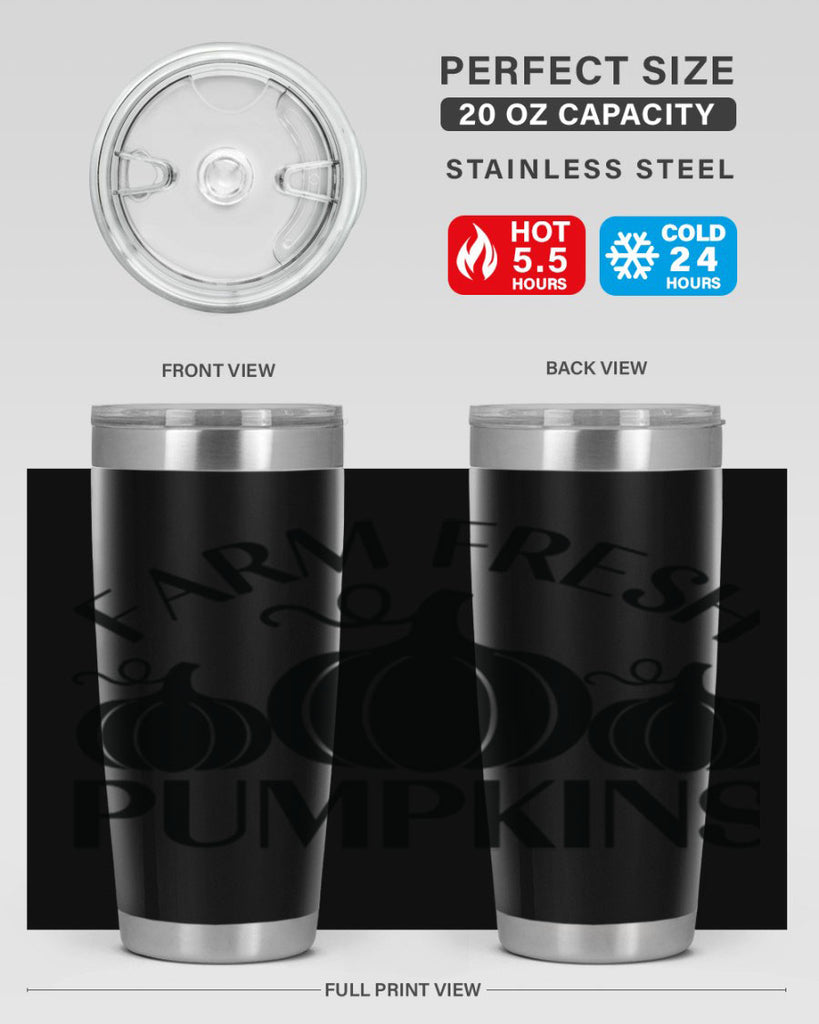 Farm Fresh Pumpkins 176#- fall- Tumbler