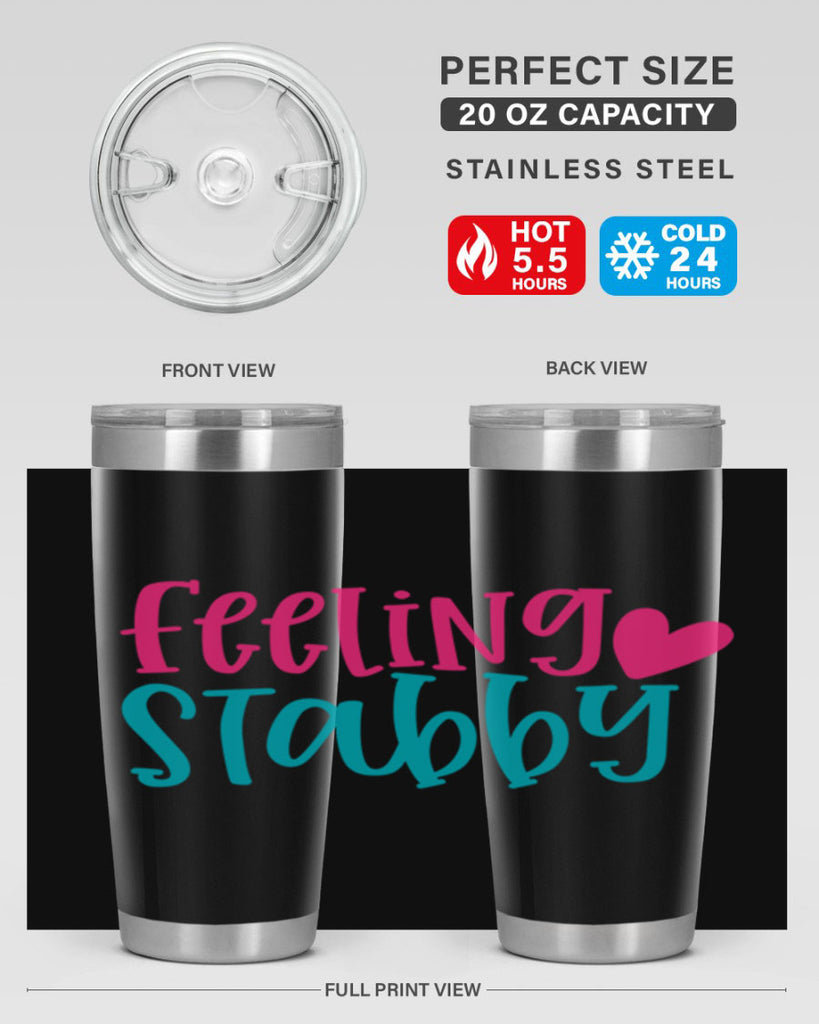 Feeling Stabby Nurse Style 386#- nurse- tumbler