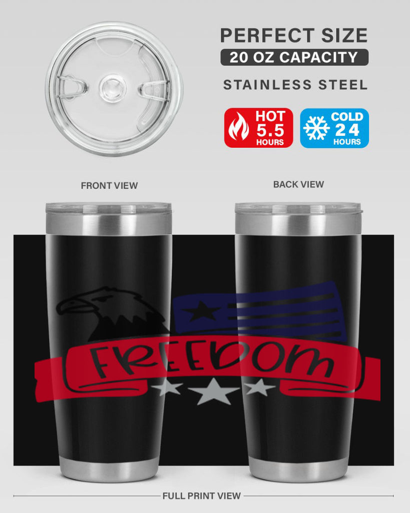 Freedom Style 147#- Fourt Of July- Tumbler