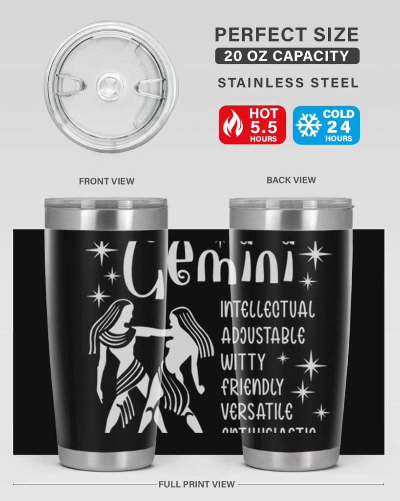 Gemini 221#- zodiac- Tumbler