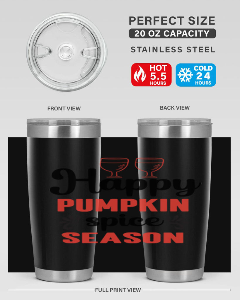 Happy pumpkin spice season 244#- fall- Tumbler